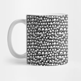 skull graveyard Mug